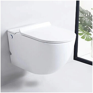 Унитаз подвесной безободковый импульсный белый Cerutti SPA Barbaria Aria Pulse CT10591