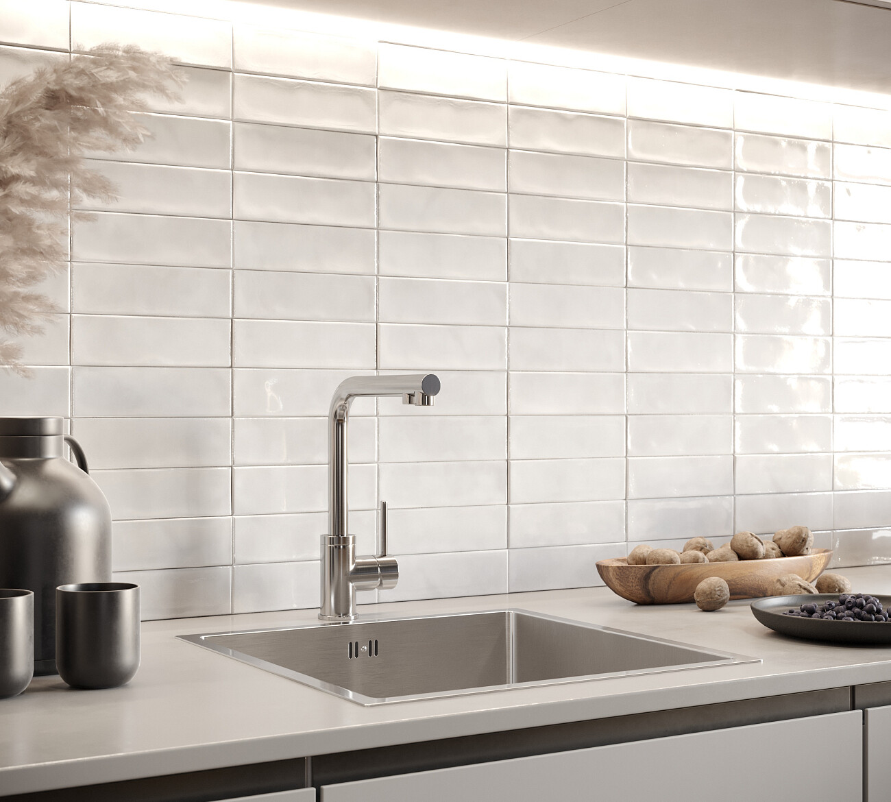 Мойка кухонная квадратная брашированная сталь Domaci "Равенна" PVD DMB-113 - изображение 3