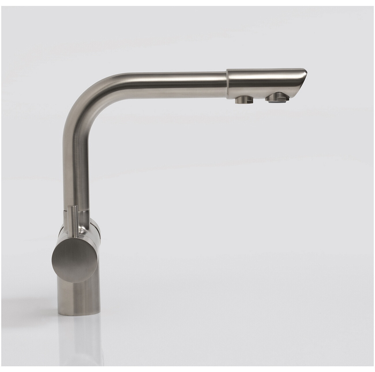 Смеситель для кухни под фильтр из латуни никель Wasserkraft A8027 - изображение 5