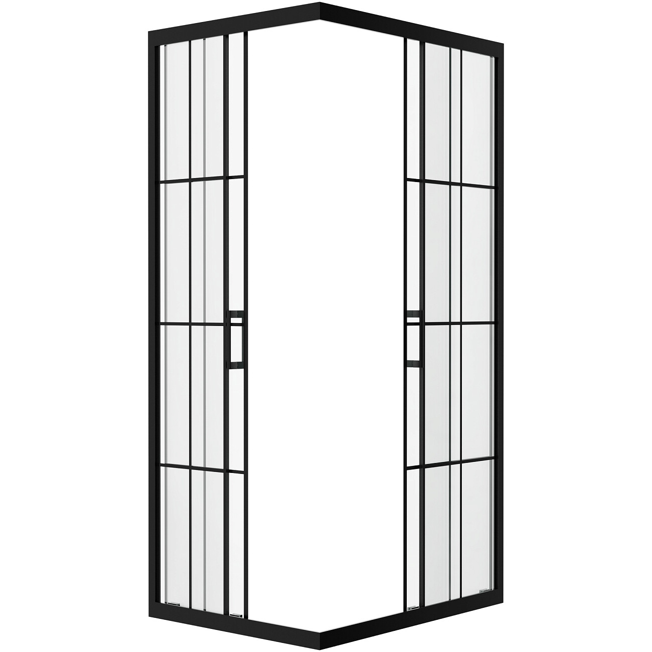 Душевой уголок прямоугольный 70х90 см черный Diwo "Киров" - изображение 6