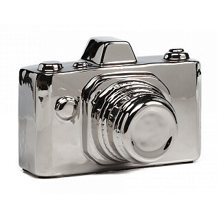 Предмет декора Camera Серебряная