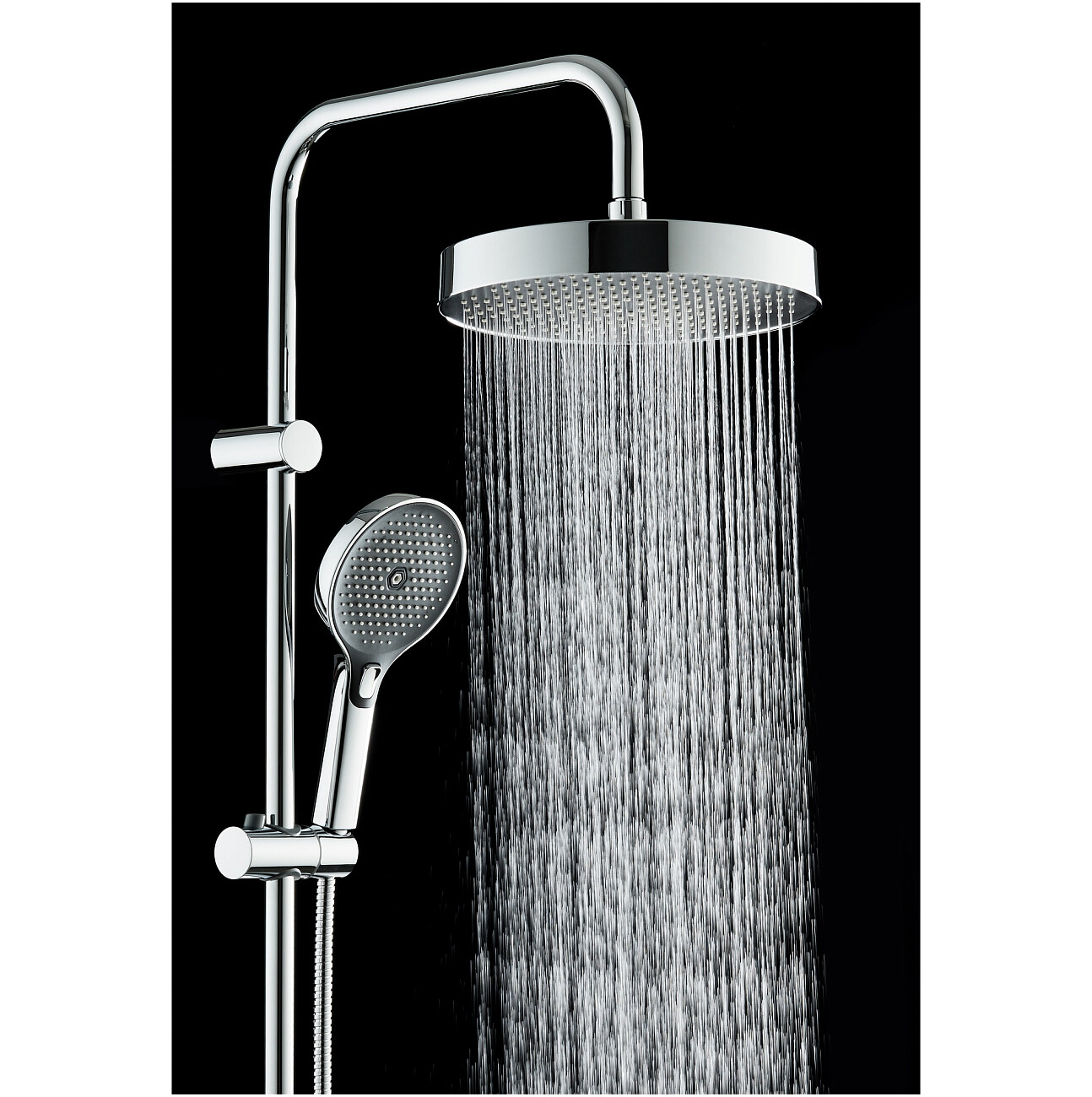 Душевая стойка с верхним душем хром Stworki "Монтре" S30180CR - изображение 10