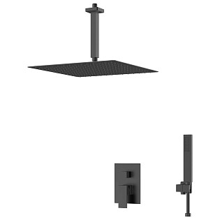 Душевой комплект встраиваемый черный D&K Bayern.Liszt DA1515805A19