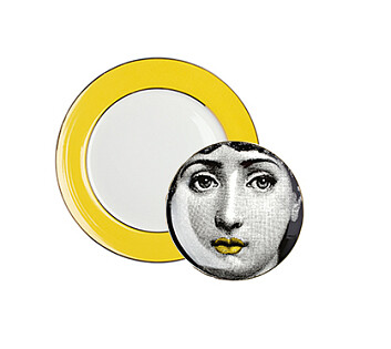 Комплект тарелок Пьеро Форназетти Amber Faces