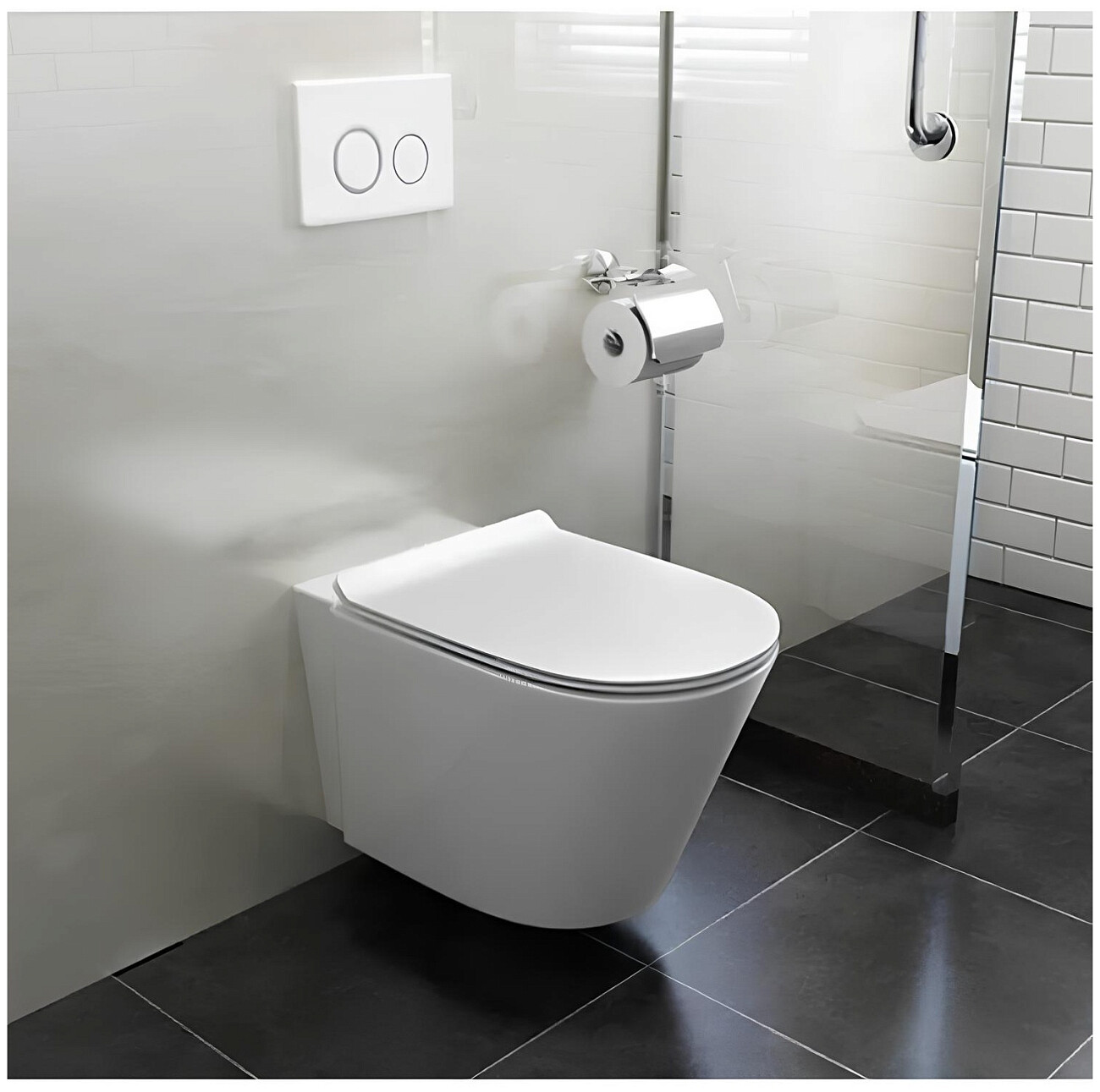 Унитаз подвесной безободковый белый Cerutti SPA Ortler Aria CT7182 - изображение 7