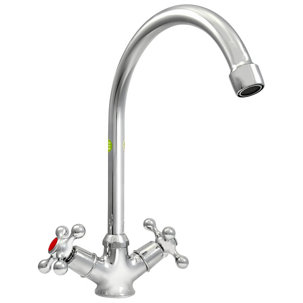 Смеситель для кухни двухвентильный хром Eleanti Opal ELT5010 0402.899 - изображение 1