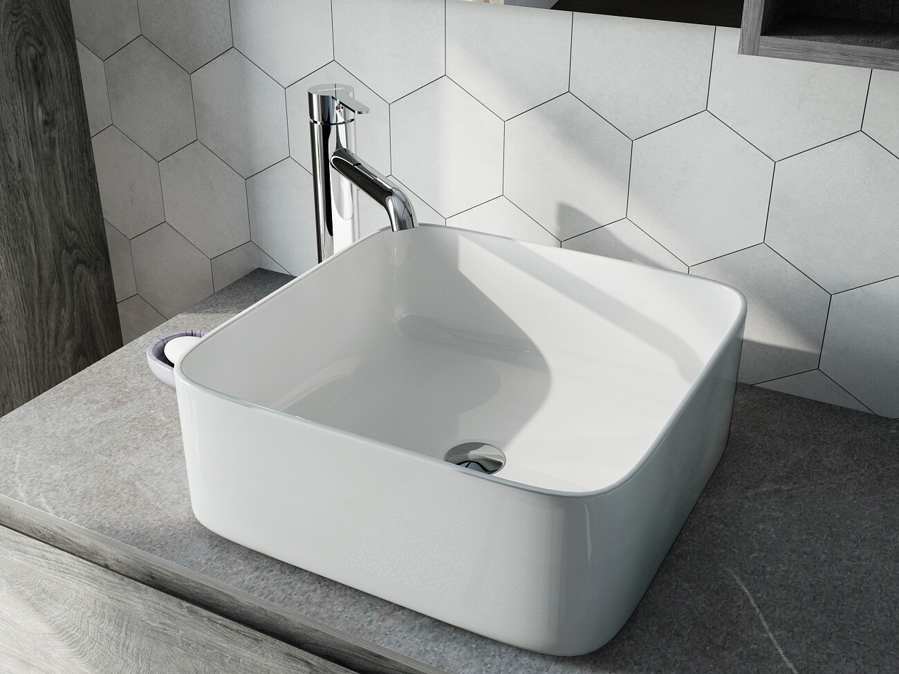 Смеситель для раковины однорычажный хром Stworki "Стокгольм" HFSG02200 - изображение 7