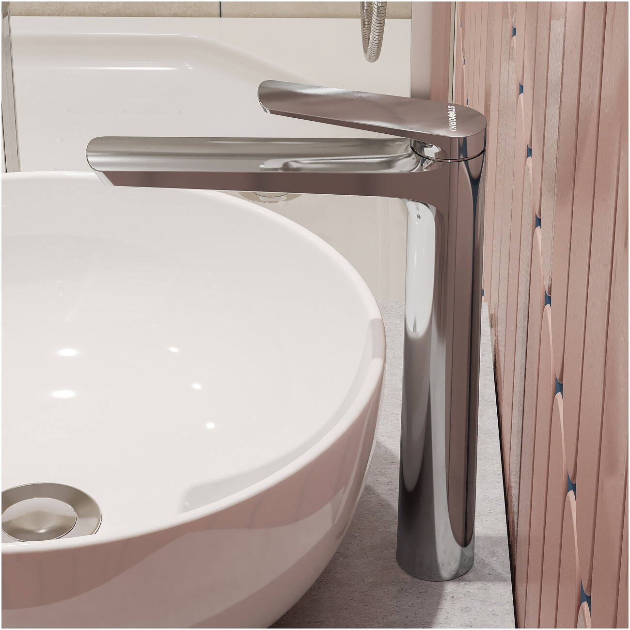 Смеситель для раковины однорычажный хром Stworki "Вирклунд" S05020CR - изображение 5