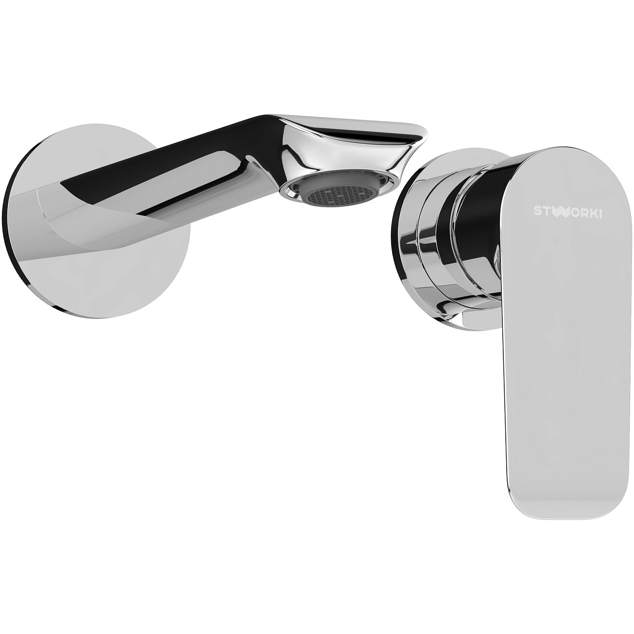 Смеситель для раковины встраиваемый хром Stworki "Копенгаген" S42040CR - изображение 9