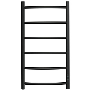 Полотенцесушитель электрический с диммером справа 40х80 см черный Point &quot;Афина&quot; PN04848B П6