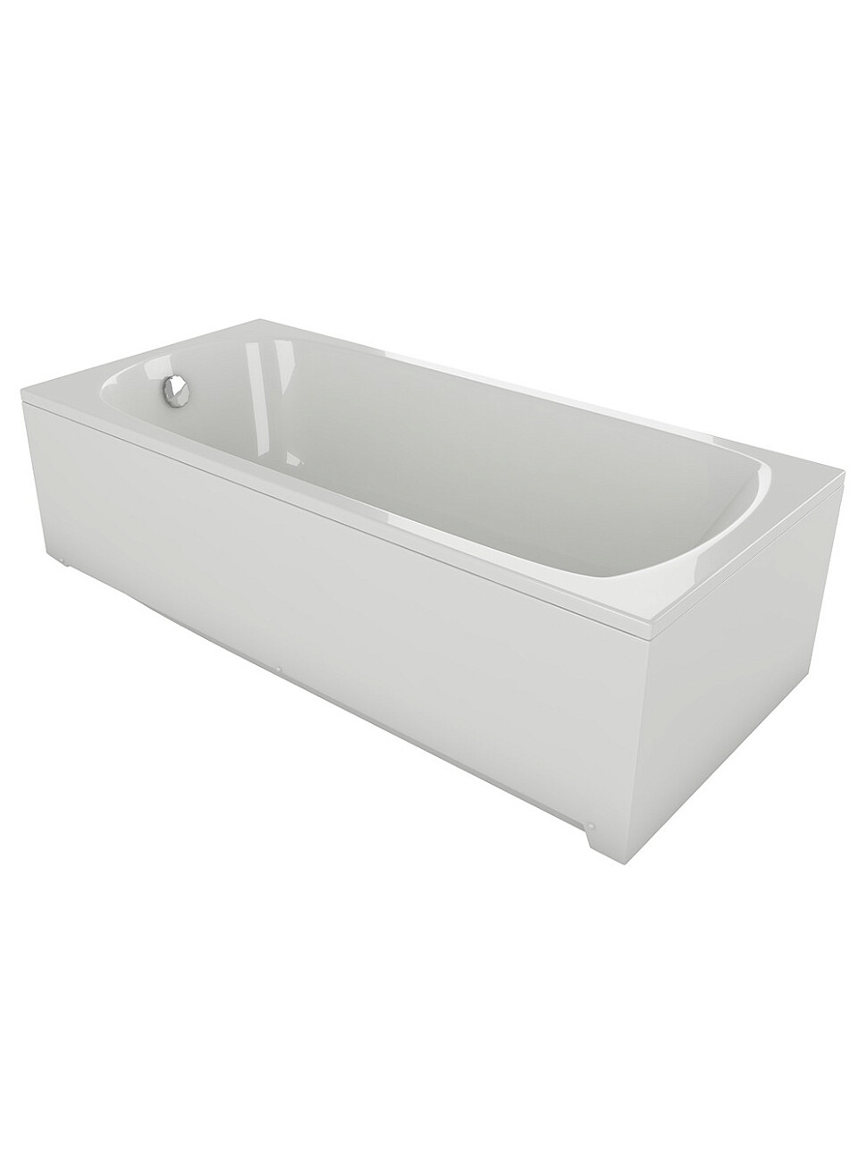 Ванна акриловая прямоугольная 150х70 см с каркасом белая Aquatek "Либра" New LIB150N-0000008 - изображение 2