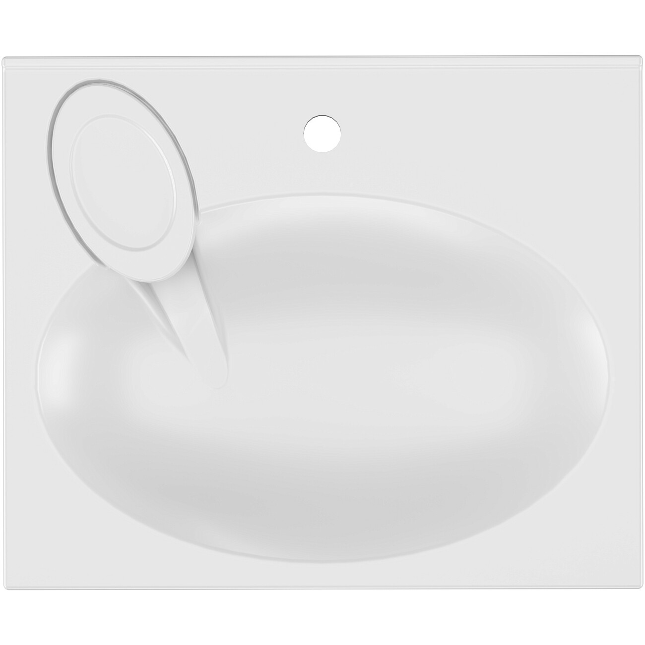 Раковина на стиральную машину 60х50 см белая Diwo "Анапа" ARnS500 ARnS500 50 - изображение 4