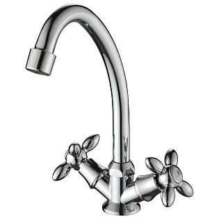 Смеситель для кухни двухвентильный хром Ammore A5088