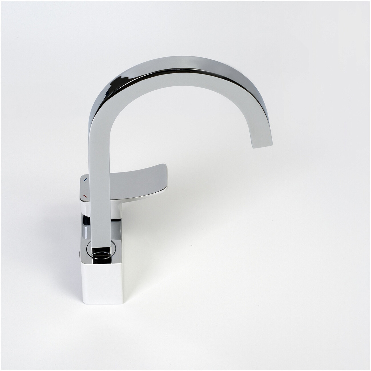 Смеситель для кухни из латуни белый Wasserkraft 1067W - изображение 6