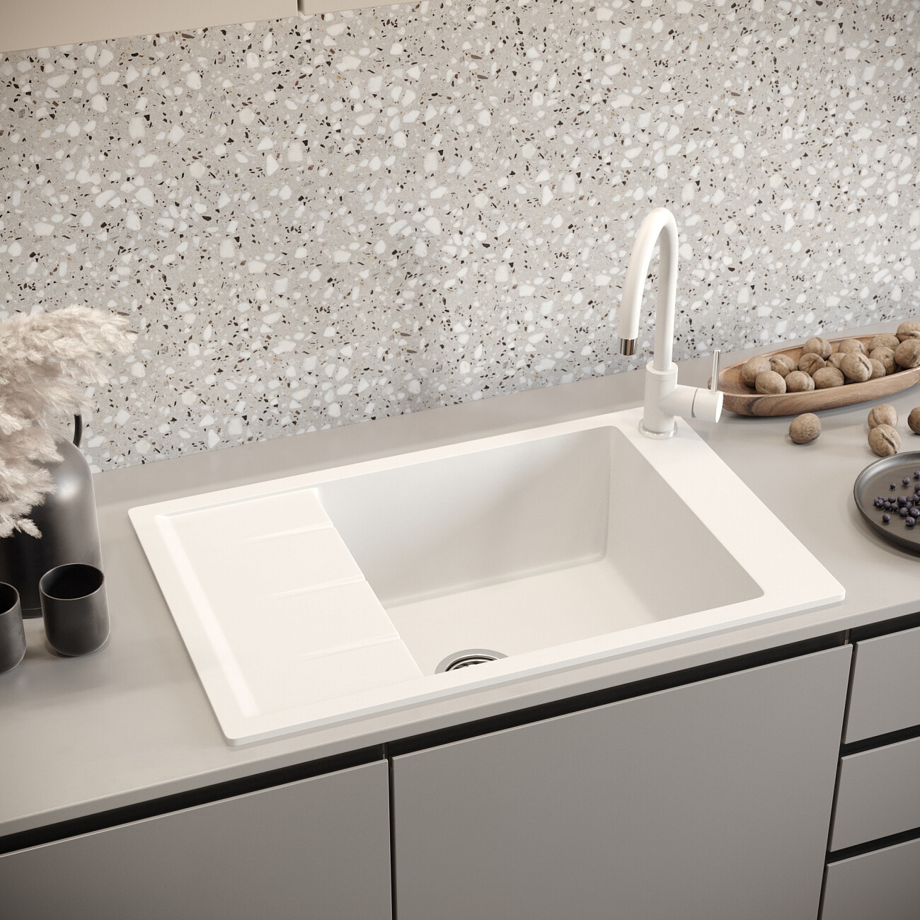 Смеситель для кухни однорычажный агат Domaci "Солерно" DC-3004 - изображение 4