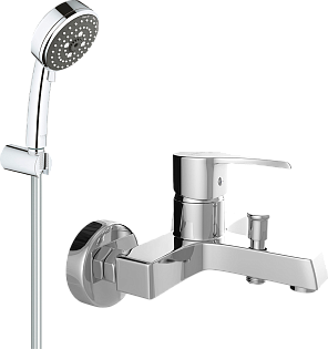 Душевой комплект Grohe Vitalio Comfort 26176000 со смесителем для ванны хром Mega Sun MG-SUN01