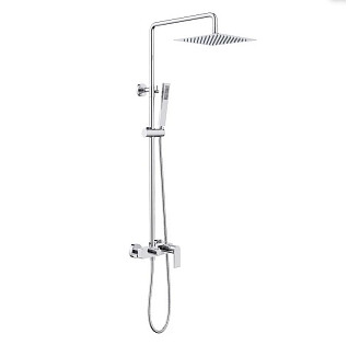 Душевая стойка с верхним душем хром Aquatek &quot;Лира&quot; AQ2465CR