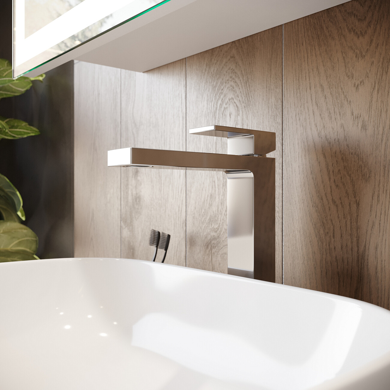 Смеситель для раковины хром Stworki "Нюборг" NU-02cr - изображение 7