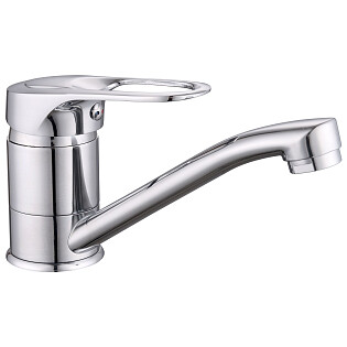 Смеситель для кухни с поворотным изливом хром D-Lin D151628