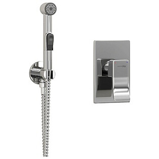 Гигиенический душ с встраиваемым смесителем хром Wasserkraft A010656