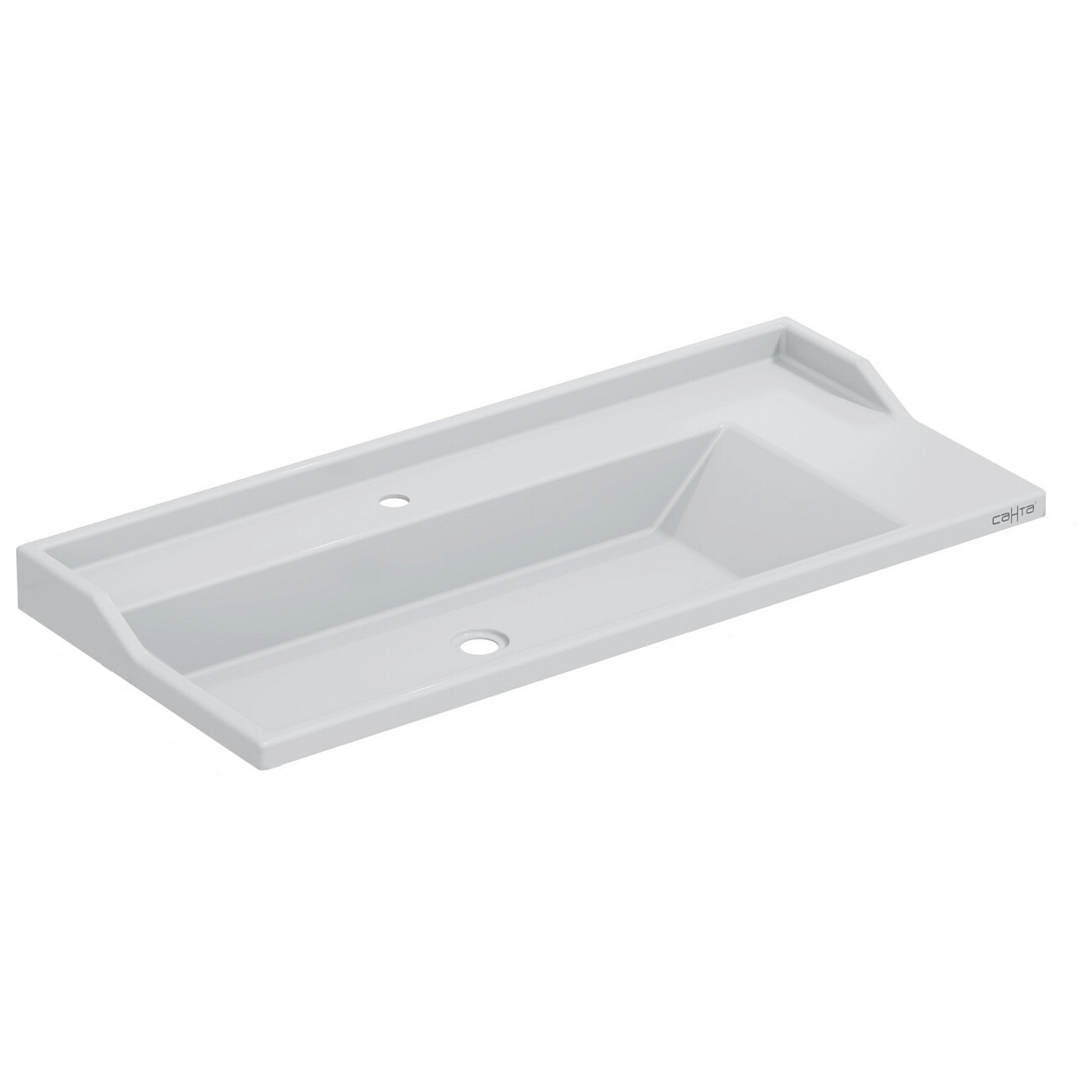 Раковина мебельная 45х100 см белая "Сириус" 100 - изображение 2