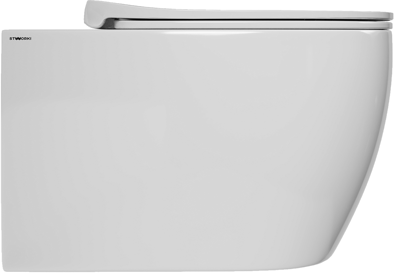 Унитаз подвесной с инсталляцией и кнопкой смыва белый Stworki "Муле" 510163.500470 - изображение 8