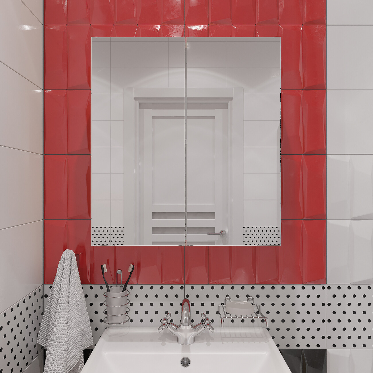 Смеситель для раковины двухвентильный хром Diwo "Сочи" SO-01cr - изображение 7