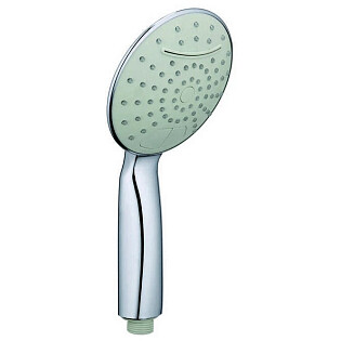 Лейка для ручного душа круглая 12 см серая, хром D&K DC1101601