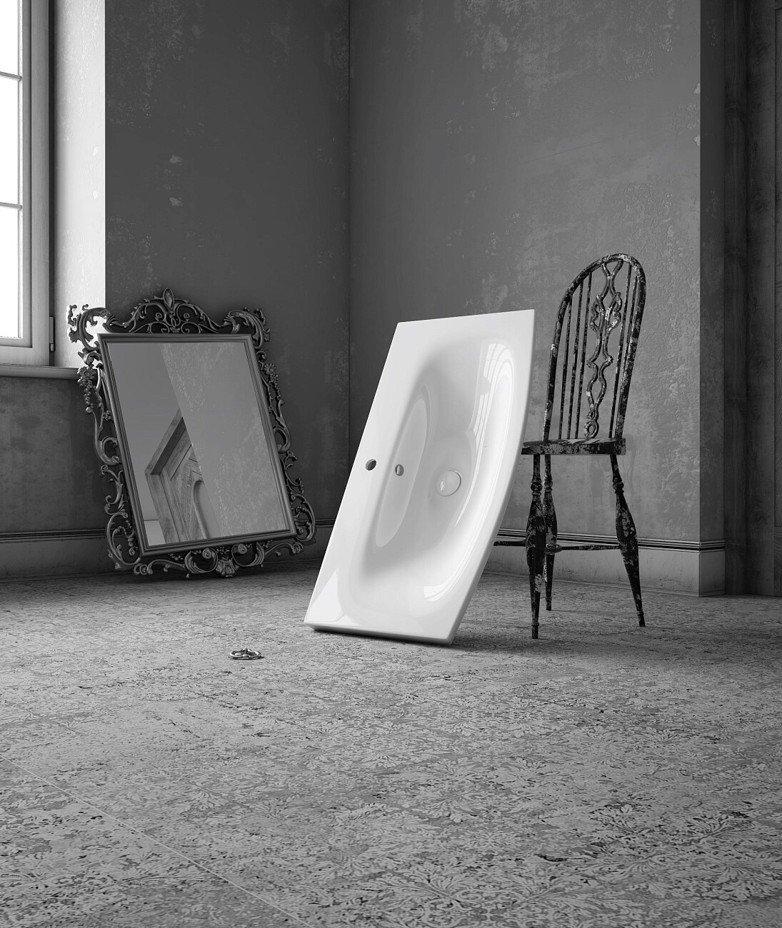 Раковина накладная керамическая прямоугольная 51х90 см белая Stworki 16090-KL - изображение 5