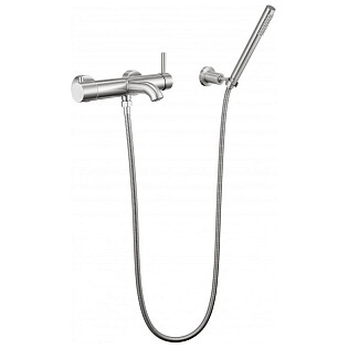 Смеситель для ванны с душем сталь нержавеющая Milacio Ultra MCU.350.SS