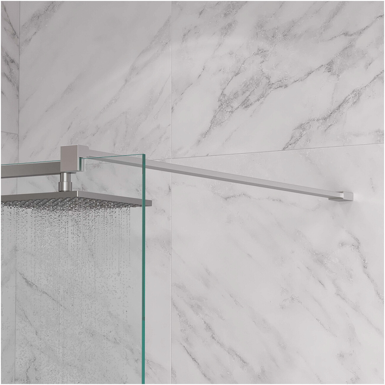 Душевое ограждение стекло прозрачное, хром Reflexion RX200100CCR-17 - изображение 5