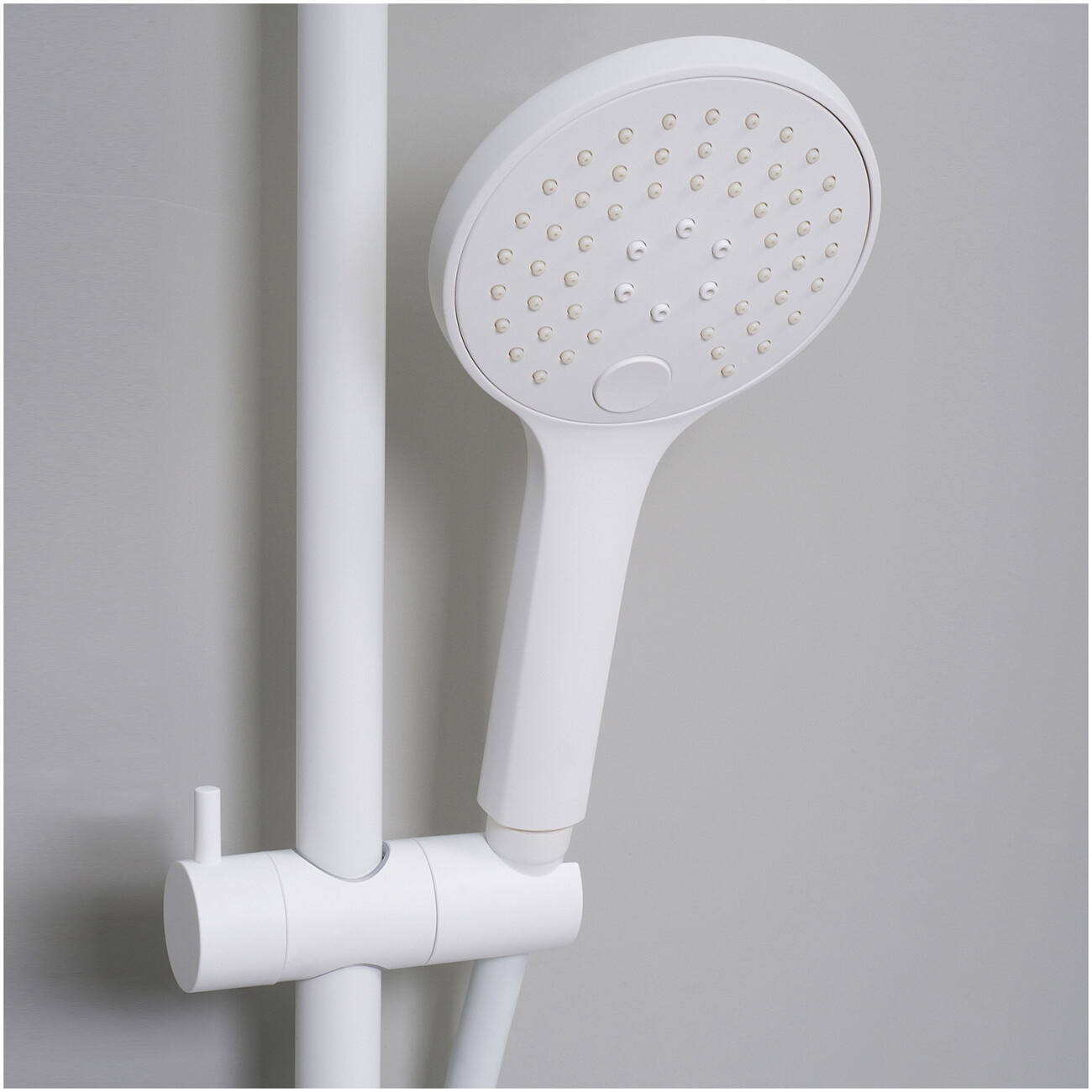 Душевая система со смесителем из латуни белая Wasserkraft A185.257.155.WM - изображение 4