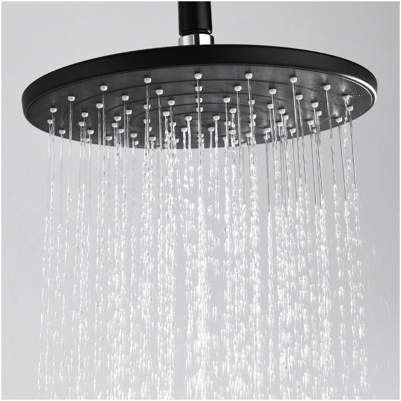 Душевой комплект встраиваемый с верхним душем черный Wasserkraft A12777 - изображение 3