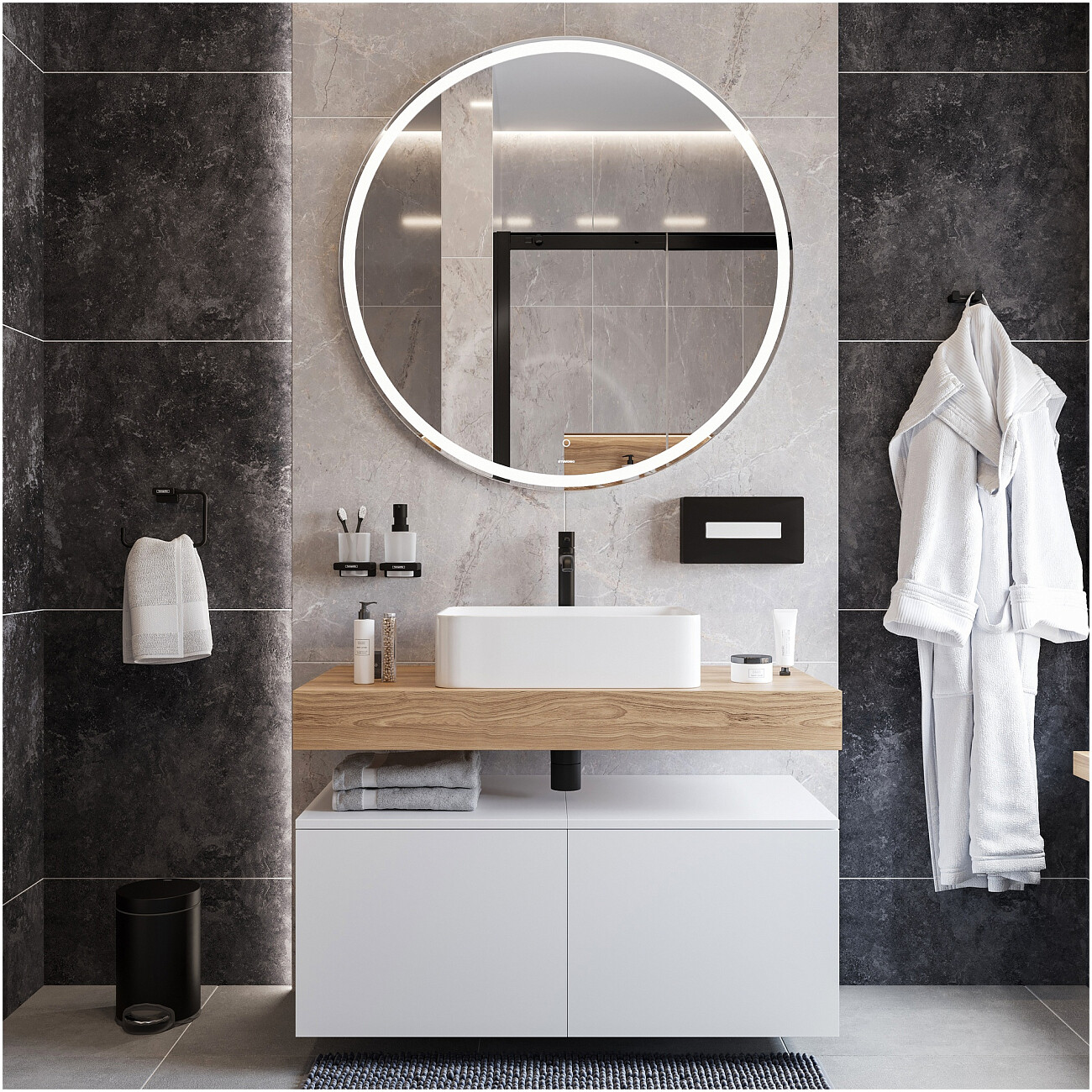 Раковина-чаша 37х50 см белая Stworki "Берген" S21411WH - изображение 6