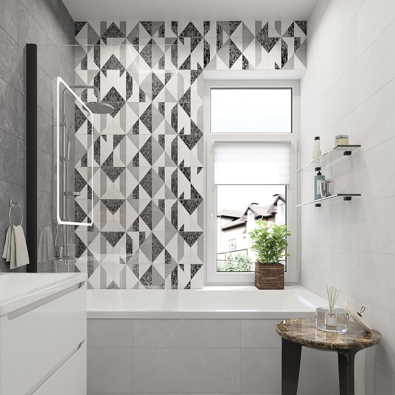 Ванна акриловая прямоугольная с каркасом 180х80 см белая Stworki "Стокгольм" 270056 - изображение 4