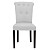 Стул обеденный с загнутой спинкой молочный лен Sonder