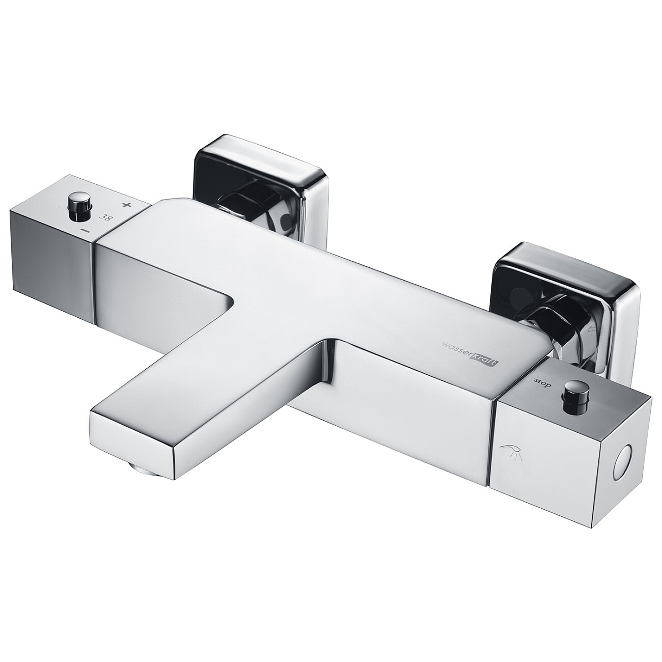 Смеситель для ванны термостатический из латуни хром Wasserkraft 1511 Thermo - изображение 3