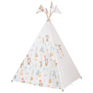 Вигвам Forest Party с окном,карманом и флажками
