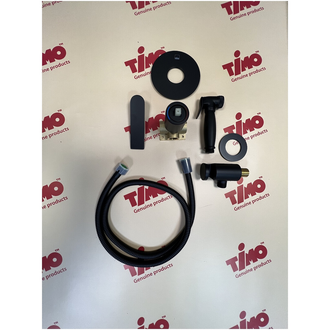 Гигиенический душ со смесителем черный Timo Anni 2789-03SM - изображение 2