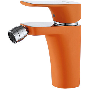 Смеситель для биде однорычажный оранжевый D&K Berlin Kunste DA1432213