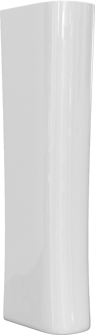 Раковина подвесная керамическая с пьедесталом 40х50 см белая Stworki "Дублин" - изображение 6