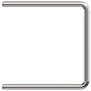 Полотенцесушитель водяной 50х40 см П-образный хром Point PN35554