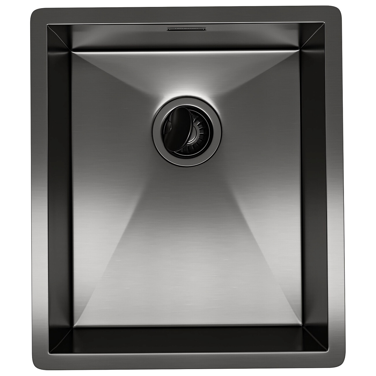 Кухонная мойка из нержавеющей стали 44х38 см оружейная сталь Reflexion Como RX2038BL - изображение 2