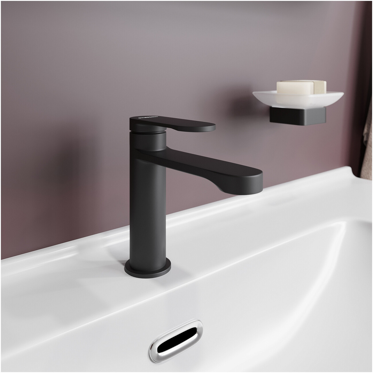 Смеситель для раковины однорычажный черный Stworki "Ноттвиль" S34010BK - изображение 5