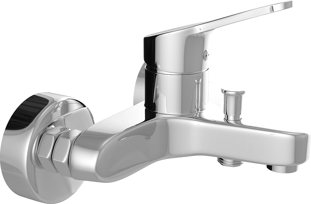 Смеситель для ванны с душем хром Mega Delta MG-SRN100 - изображение 7