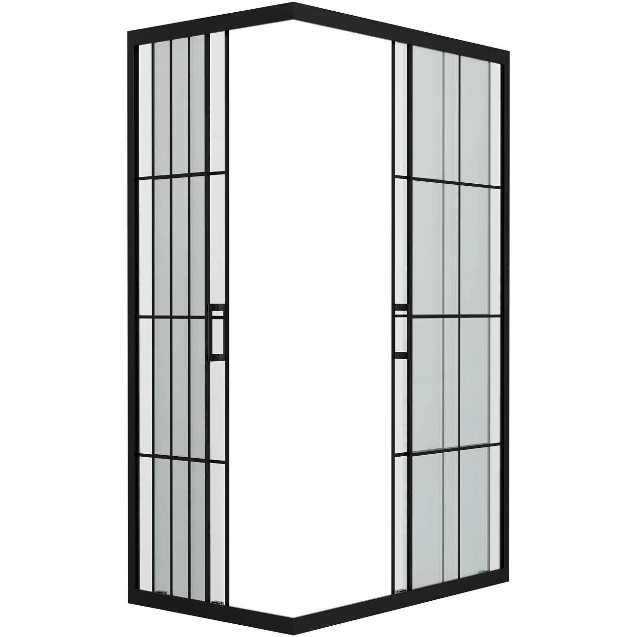 Душевой уголок прямоугольный 70х110 см черный Diwo "Киров" - изображение 6