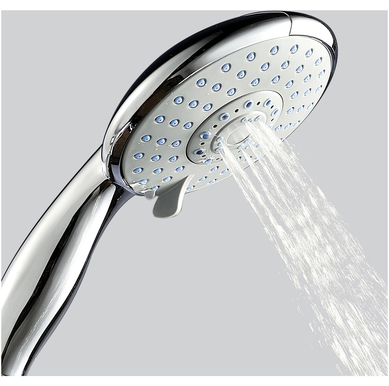 Лейка для ручного душа круглая с 5 режимами 13 см хром Wasserkraft A003 - изображение 2