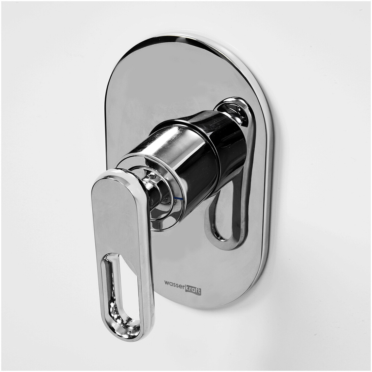 Смеситель для душа встраиваемый из латуни хром Wasserkraft 1851 - изображение 3