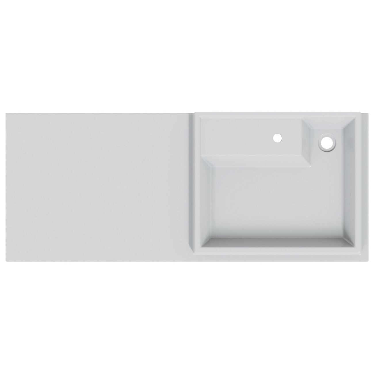 Раковина над стиральной машиной 50х121 см белая "Юпитер" 900124 - изображение 4