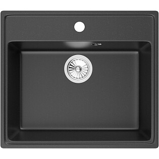 Мойка кухонная уголь Domaci &quot;Солерно&quot; DF 580-07